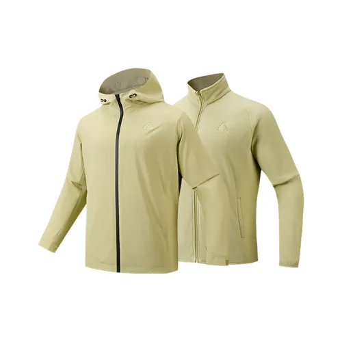 ANTA Outdoor Collection Водонепроницаемый и Ветрозащитный Ветровка Мужской Paulownia Цветочный дизайн Желтый зеленый