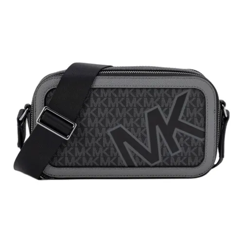 MICHAEL KORS Cooper Color Block Design Camera Bag Shoulder Bag Men's Black Gray