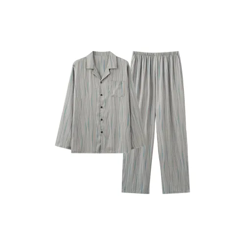 Pretty lady Серый Мужской Пижамный комплект