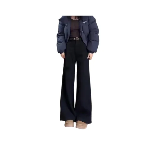 UOOHE Черные Женские Джинсы