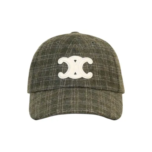 CELINE Шерсть Бейсболки Мужские Хаки Тауповый