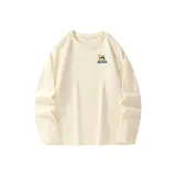 100% cotton, длинный рукав, рубашка, светлый бежевый (с логотипом COUGU на груди)