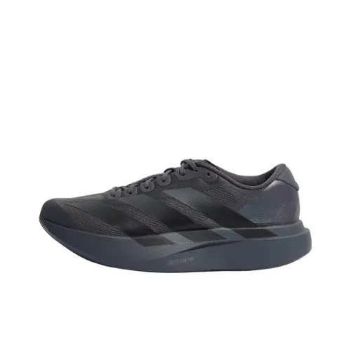 Adidas Adizero Evo SL Slip-resistant Abrasion-resistant Running Shoes Men's Black Adidas Adizero Evo SL Противоскользящие Устойчивые к истиранию Беговые кроссовки Мужские Черные