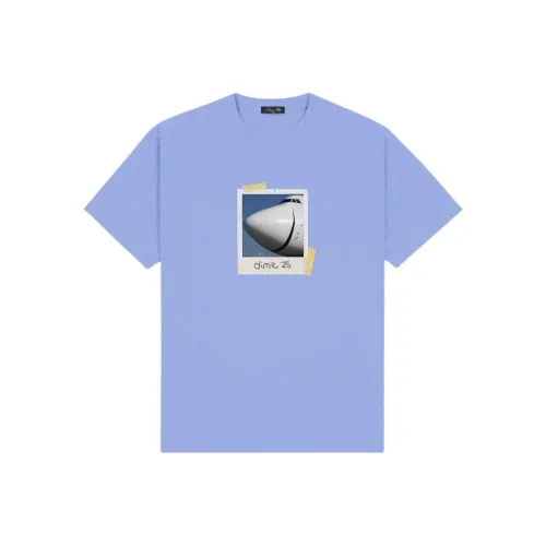 Dime Светлый Индиго Унисекс T-рубашки