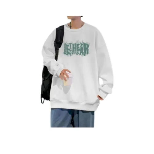 TONYBEAR Мужская одежда Повседневная Обычная Универсальная Нишевый Дизайн Студенческий Спортивный Позиционирование Стиль Хлопковый Толстовка Мужская