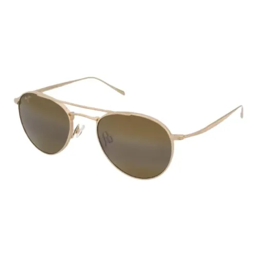 Maui Jim Aviator Солнцезащитные очки Унисекс Золото