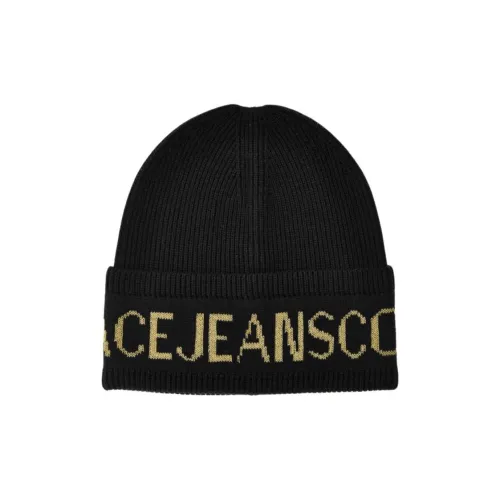 VERSACE Акриловые шапки-бини женские черный