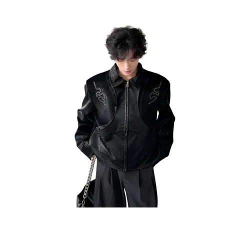 LINGSHI Черный Унисекс Куртки