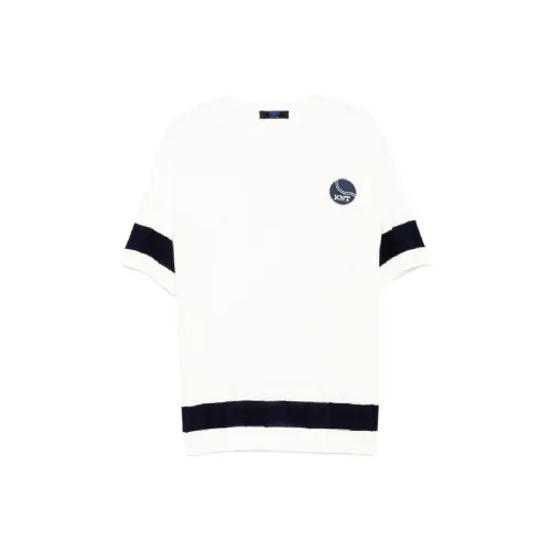 KITON Белая Мужская T-Рубашка