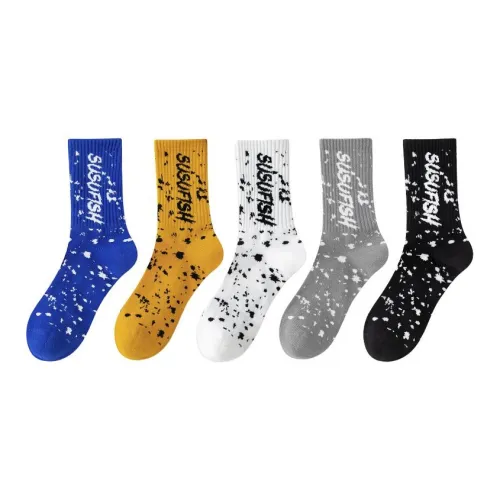 MIIOW Весенние и Осенние носки до щиколотки мужские упаковка из 5 пар