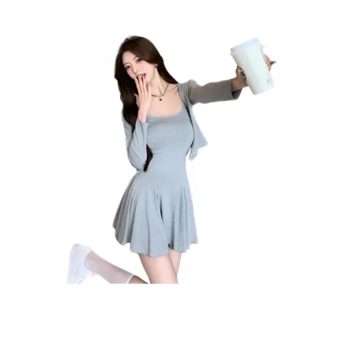 TONYBEAR Женские Короткие Платья с Короткими Рукавами