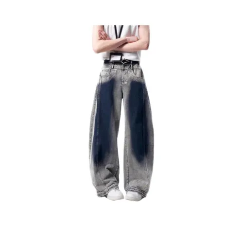 NRXX Мужская одежда Гонконгский шик Модный Индивидуальный Письмо Джинсы Hip Hop Уличная одежда Брюки Студенты Подростки Мужской