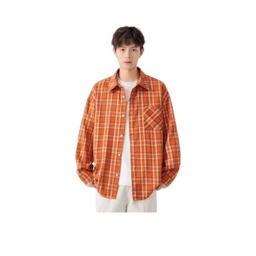 MR.MUDI Оранжевый Унисекс Рубашки