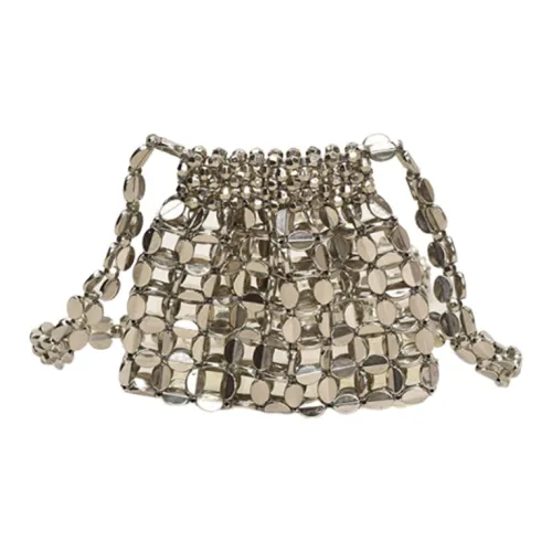 Bywhich Имитация Металл Сумка через плечо Сумка на плечо Стандартная Женская Серебряная