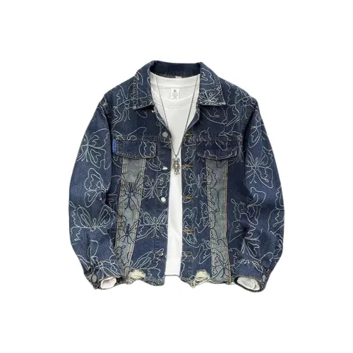 CAT'S PAW Синий Унисекс Куртки