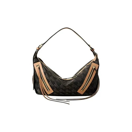 FION Ткань Сумка через плечо Сумка на плечо Большая Женская Многоцветная