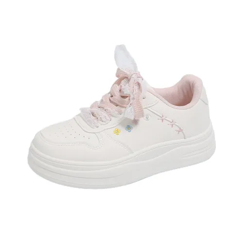 BINGO DUCK Кожаный верх Скейтборд Кроссовки для студентов Женские