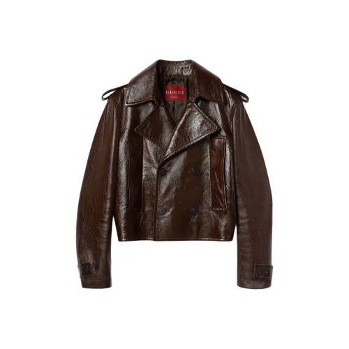 GUCCI FW25 Кожа Куртка Мужская