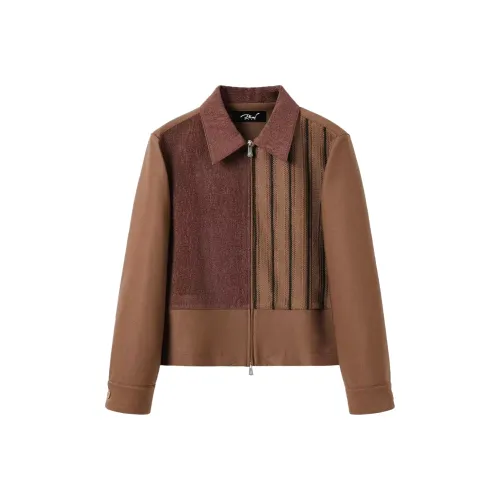 DAND Темно-коричневые унисекс куртки