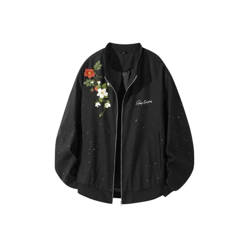 SOIE Black Baby'S Breath Унисекс Куртки