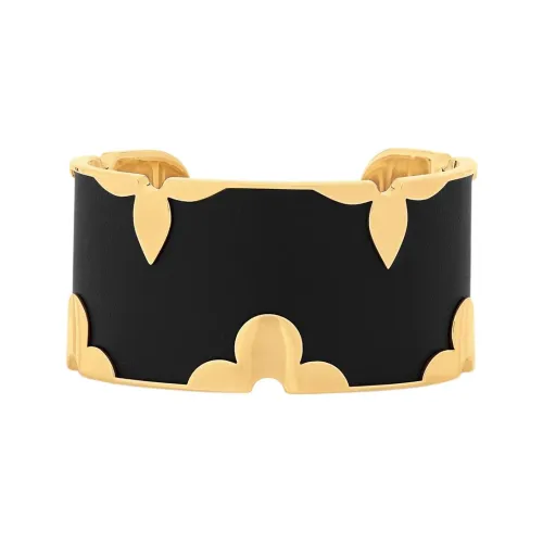 LOUIS VUITTON Металл Браслеты Женские Черный Золото