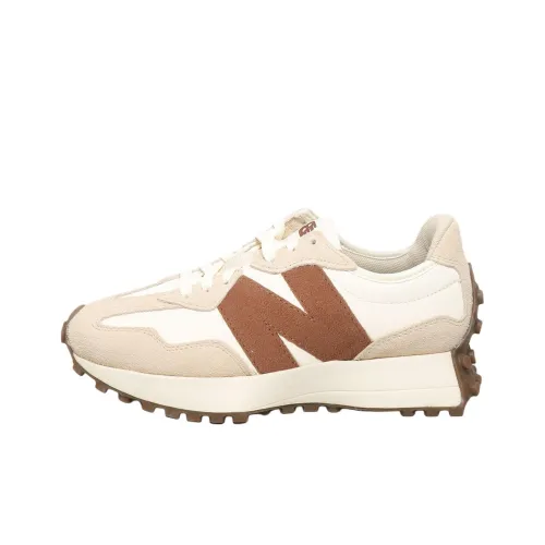 New Balance NB 327 Low Топ Беговые кроссовки Женские Белый Коричневый