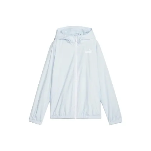 PUMA Essentials Solid Windbreaker Women's Blue PUMA Essentials Твердый Ветровка Женская Синяя