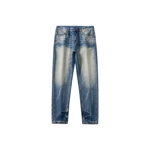 MEXISHION Blue Men's Jeans MEXISHION Синий Мужской Джинсы