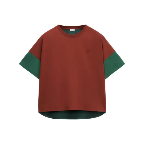 LOEWE Коричневые Женские T-рубашки