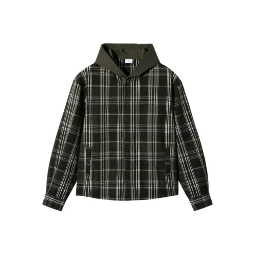 SANBAI STUDIO Мужская Осенняя Повседневная Винтажная Свободная Подкладка Длинный Рукав Рубашка Унисекс