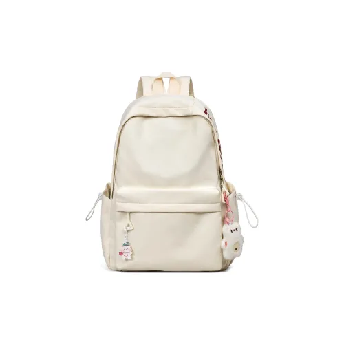 VINEY Ткань Рюкзак Стандартный Женская Белый