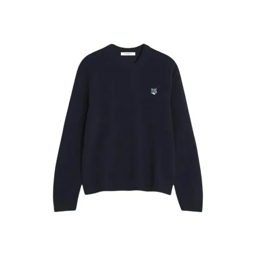 Maison Kitsune Лиса Голова Овечья шерсть Comfort JUMPER Свитер Мужской