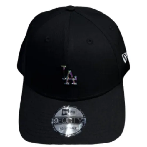 New Era Хлопковые кепки унисекс черные