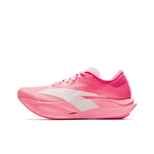 ANTA C202 7,0 Беговые кроссовки Низкий Топ Флуоресцентный Холодный Персиково-розовый Флуоресцентный Протеин Красный Папирусовый Белый Мужской