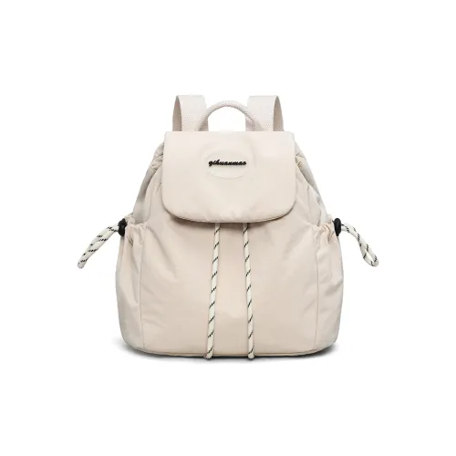 VINEY Ткань Рюкзак Стандартный Женская Белый
