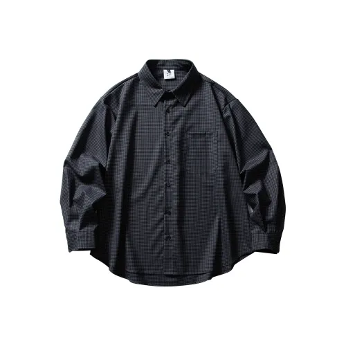 UNDOMAZE Весенний и Осенний Длинный Рукав Рубашка Свободного кроя Мужская