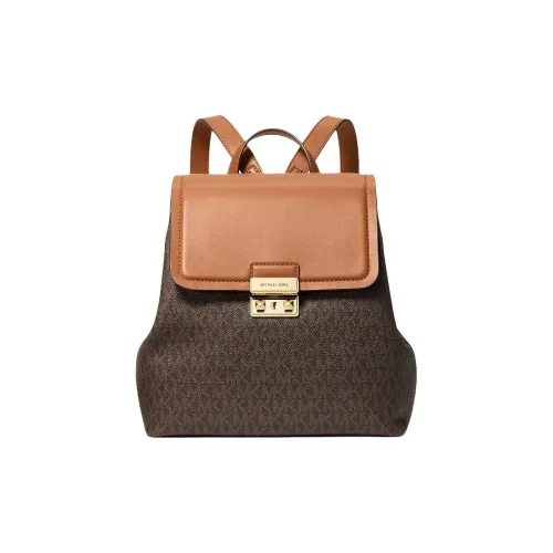 MICHAEL KORS Tribeca Покрытый холст Рюкзак Маленький Женские Желудь