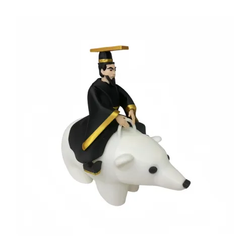 CHUNTUSHU Qin SHI Huang Езда Белый медведь Абстрактный Шуточный игрушка