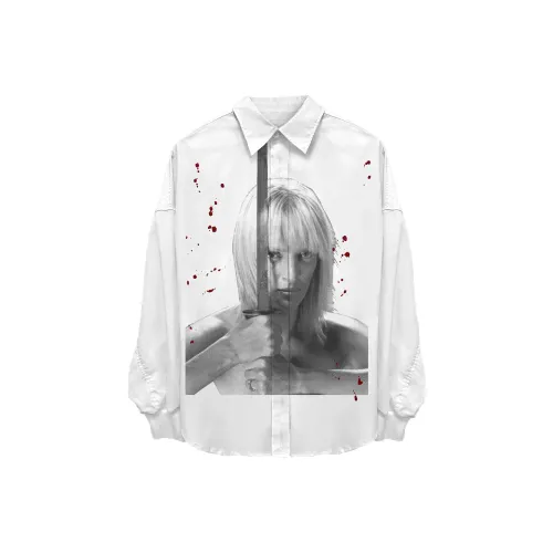 WANNA LAB Белый Унисекс Рубашки