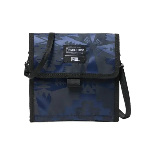 New Era PENDLETON Коллаборация Полиэстер Кросс-боди Сумка Унисекс Морской Синий