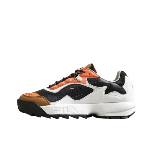 LUMINANCE x FILA Disruptor Повседневная обувь Мужская Белый Черный Оранжевый