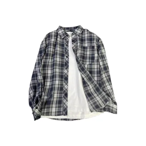 MORii Синий Унисекс Рубашки