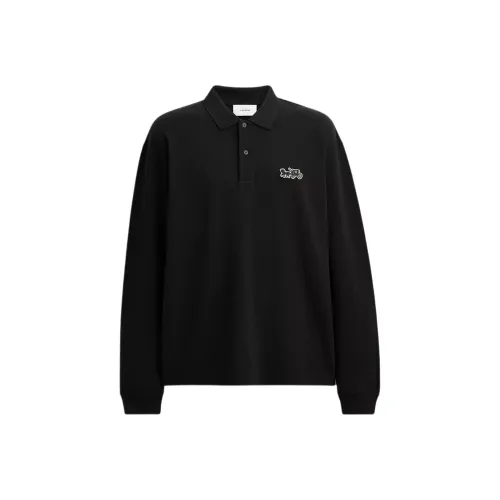 COACH Мужская черная поло