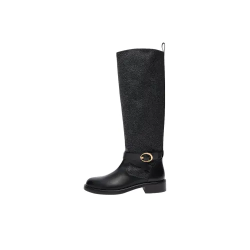 Stuart Weitzman SW Benni Колено Высокие сапоги Женские Черные