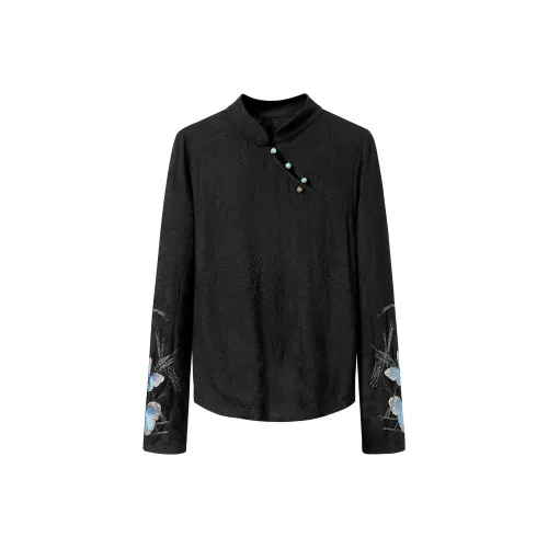 TOUCH Черные Женские T-рубашки