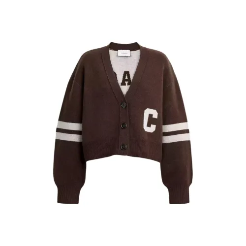 COACH Коричневые Женские Свитера