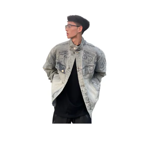 YGHOME OFFICIAL Светло-синие унисекс куртки