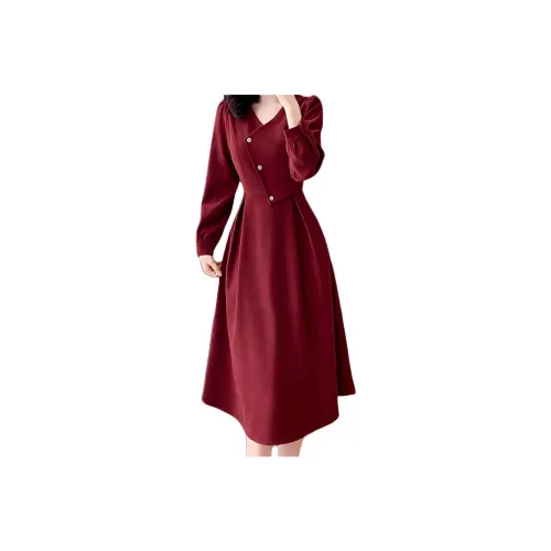 Genius Pooh Женская одежда Длинное платье с длинными рукавами для женщин