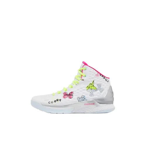 Under Armour Curry 1 High Топ Детские Баскетбольные Кроссовки Малыш