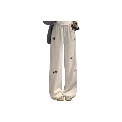 REMOULD Белый Серый Женские Повседневные Штаны